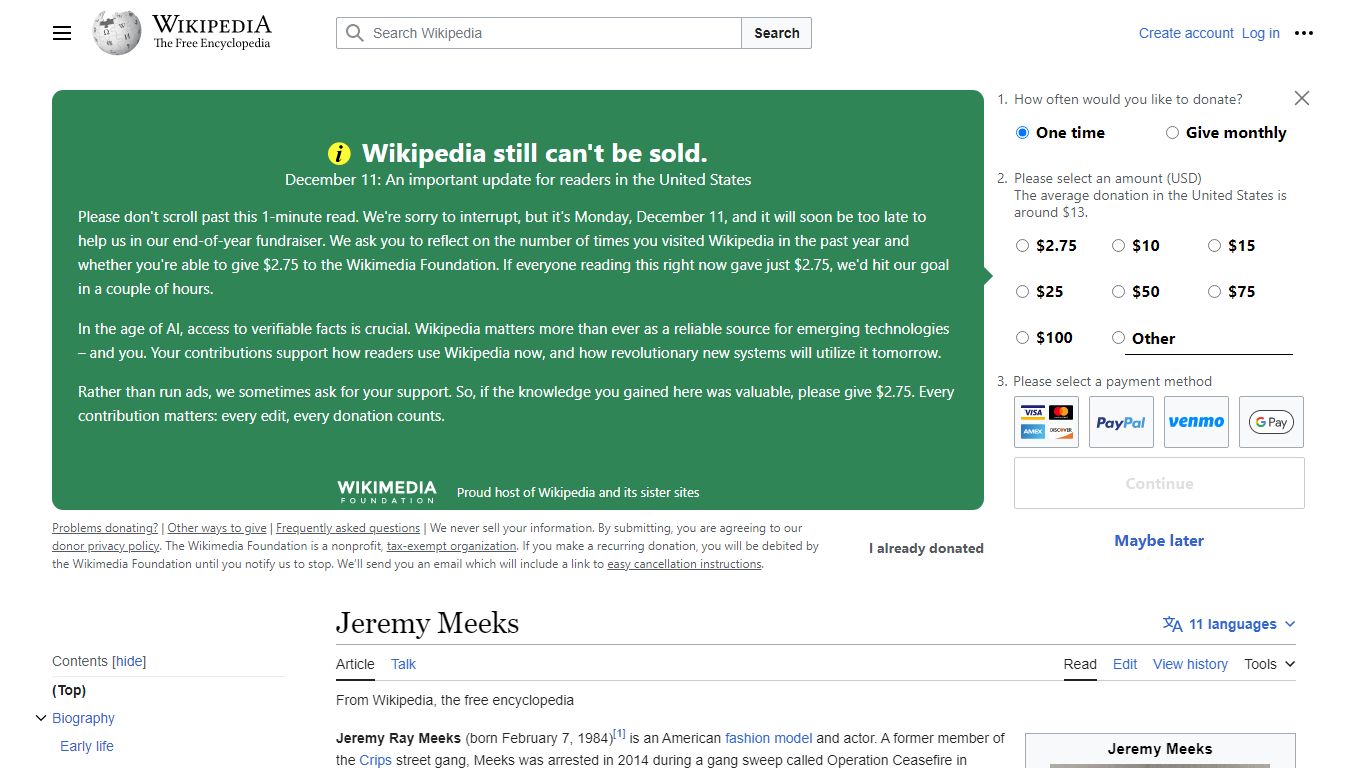 Jeremy Meeks - Wikipedia